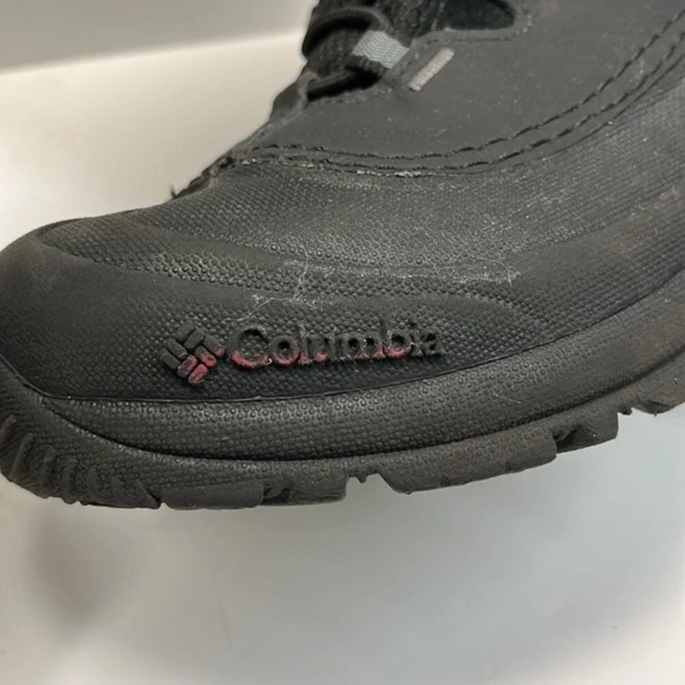 Columbia Size 3 Bugaboot II 200 Gram Snow Boots - Kids  Black